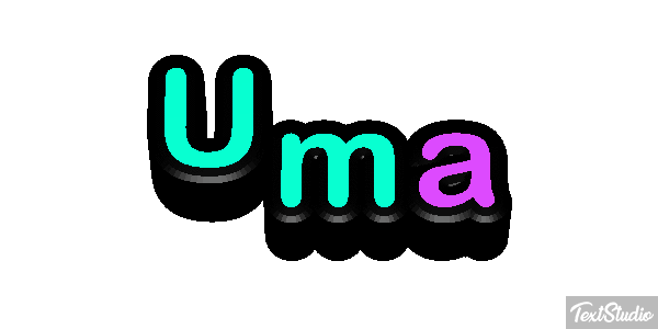 Uma Efeito do texto