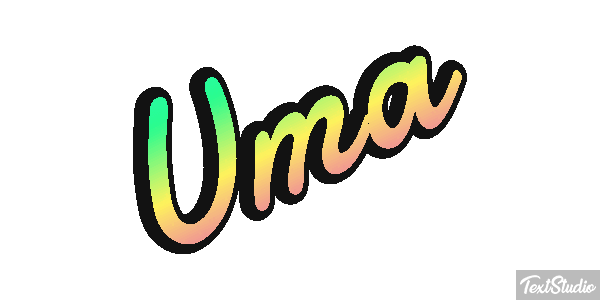 Uma Efeito do texto