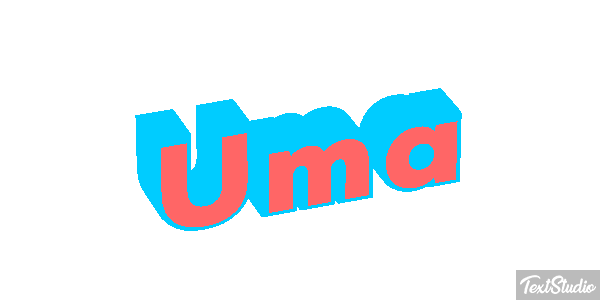 Uma Efeito do texto