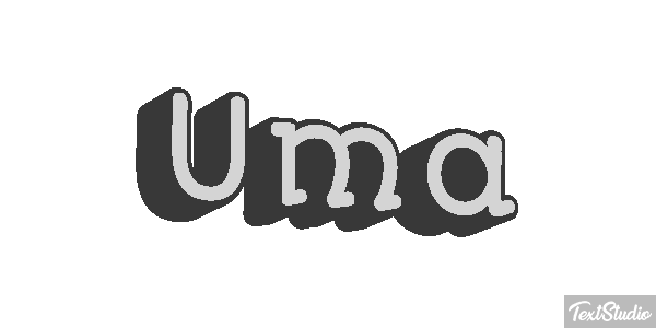 Uma Efeito do texto