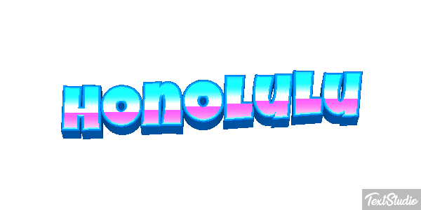 Honolulu Effetto testo