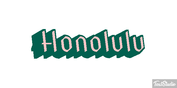 Honolulu Effetto testo