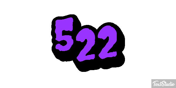 522 Text effect