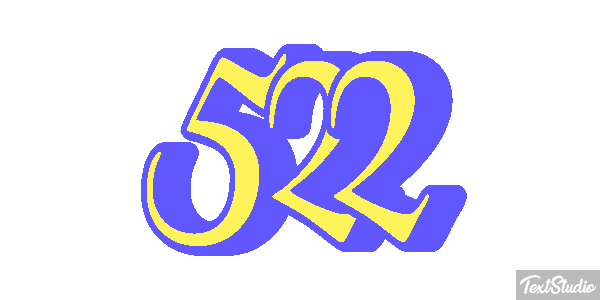 522 Text effect