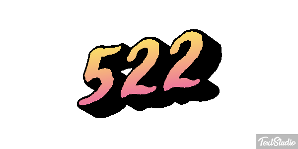 522 Text effect