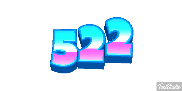 522 Text effect
