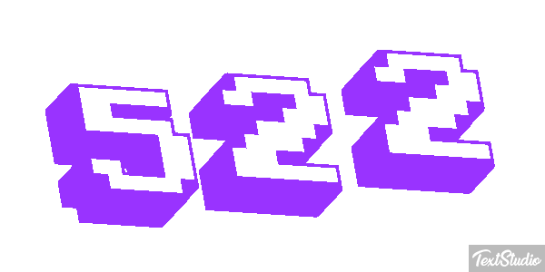 522 Text effect