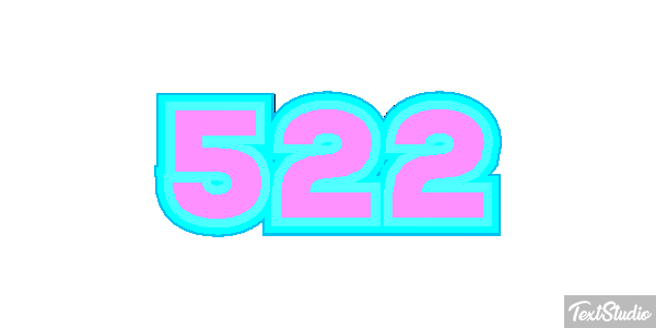 522 Text effect