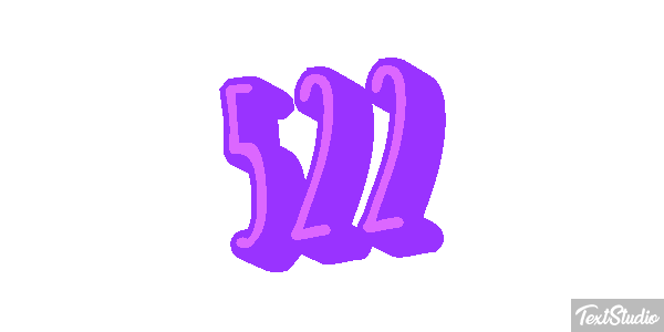 522 Text effect