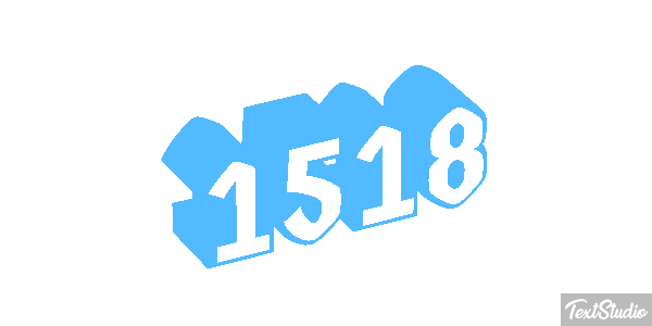 1518 Text effect