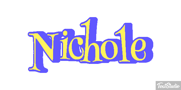 Nichole Text effect