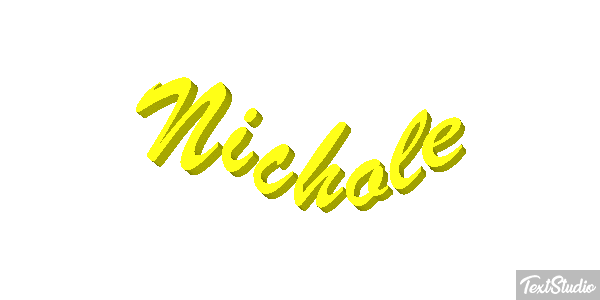 Nichole Text effect