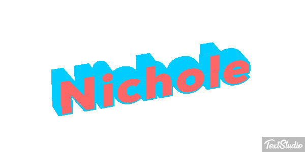 Nichole Text effect