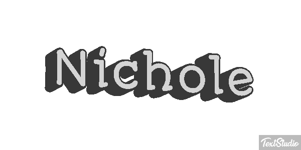 Nichole Text effect