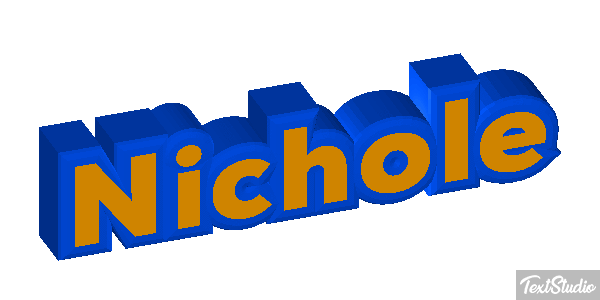 Nichole Text effect