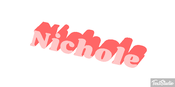 Nichole Text effect