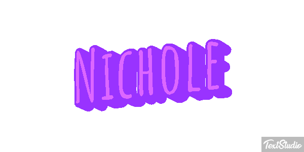Nichole Text effect