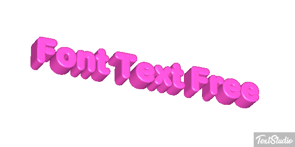 Font Text Free Efekt tekstowy
