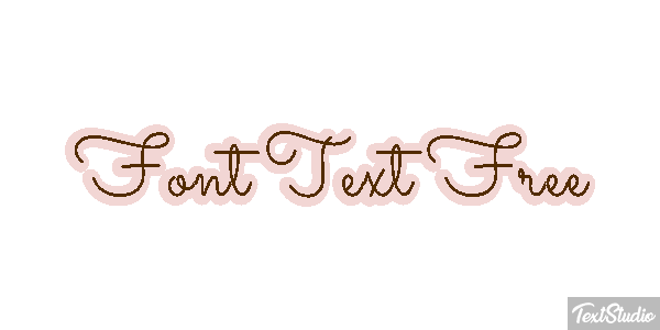 Font Text Free Efekt tekstowy