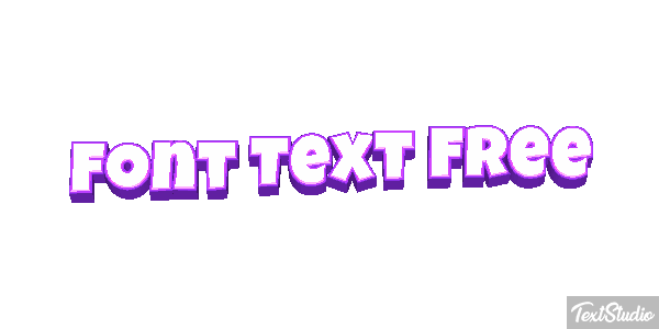 Font Text Free Efekt tekstowy