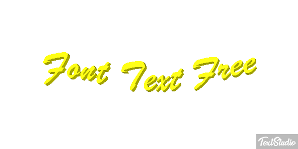 Font Text Free Efekt tekstowy