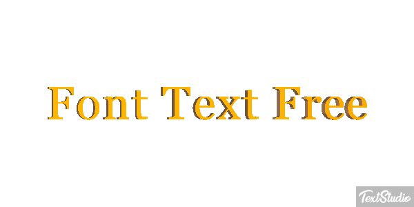 Font Text Free Efekt tekstowy