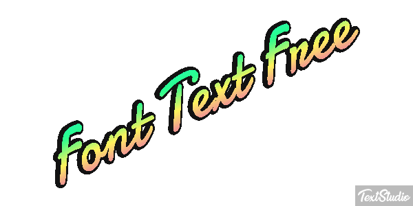 Font Text Free Efekt tekstowy