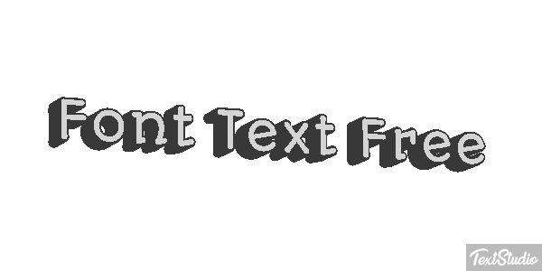 Font Text Free Efekt tekstowy
