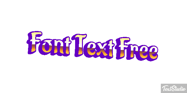 Font Text Free Efekt tekstowy