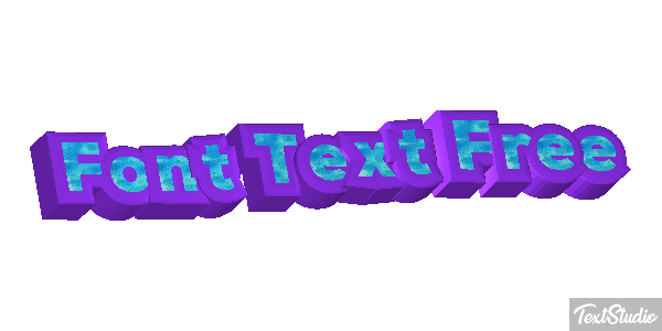 Font Text Free Efekt tekstowy