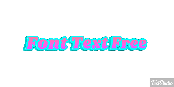 Font Text Free Efekt tekstowy