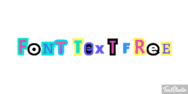 Font Text Free Efekt tekstowy