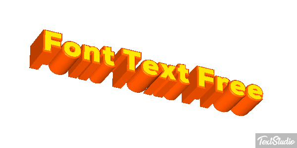 Font Text Free Efekt tekstowy