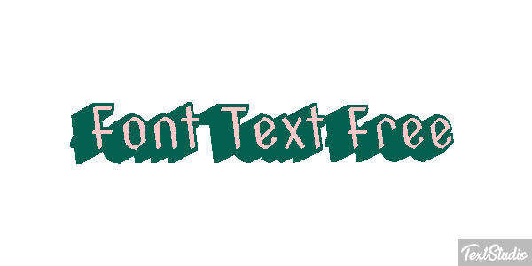 Font Text Free Efekt tekstowy