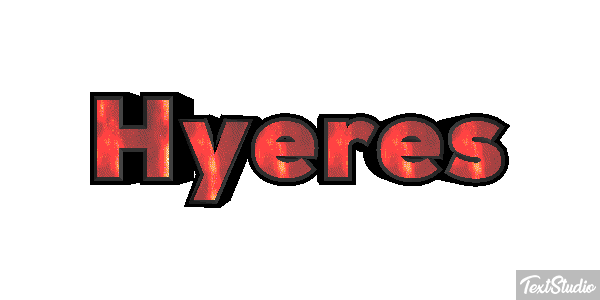 Hyères テキスト効果