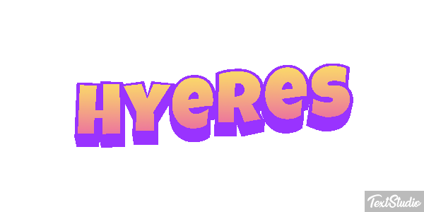 Hyères テキスト効果