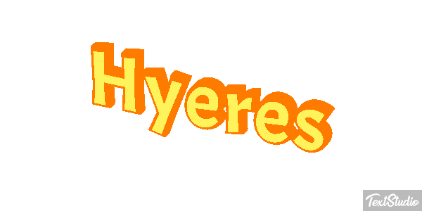 Hyères テキスト効果