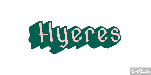 Hyères テキスト効果