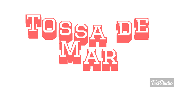 Tossa de Mar Efekt tekstowy