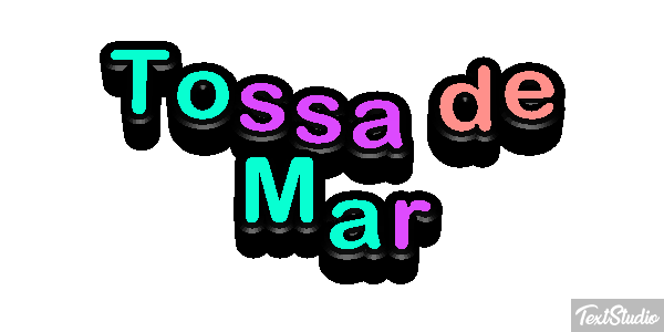 Tossa de Mar Efekt tekstowy
