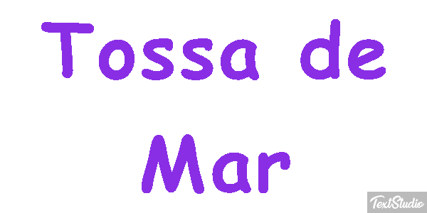 Tossa de Mar Efekt tekstowy