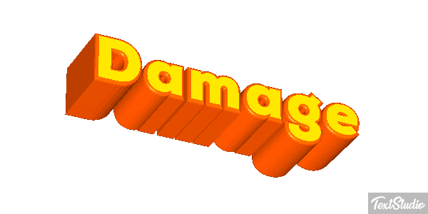 Damage Текстовый эффект
