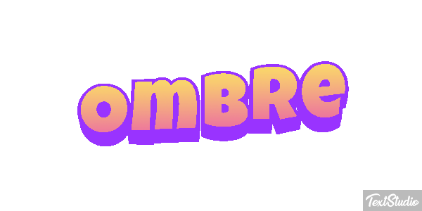Ombre Efekt tekstowy