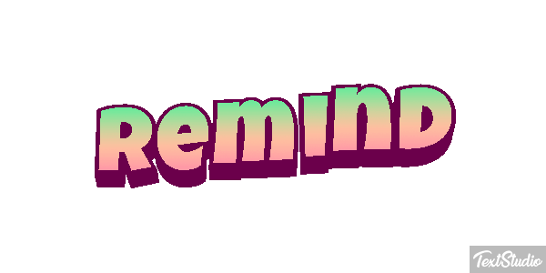 Remind テキスト効果