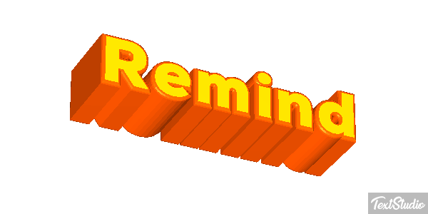 Remind テキスト効果