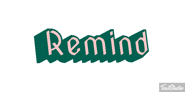 Remind テキスト効果