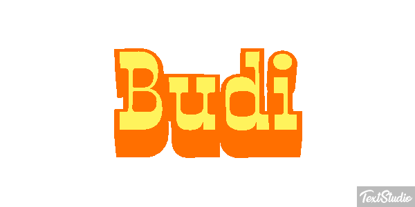 Budi テキスト効果