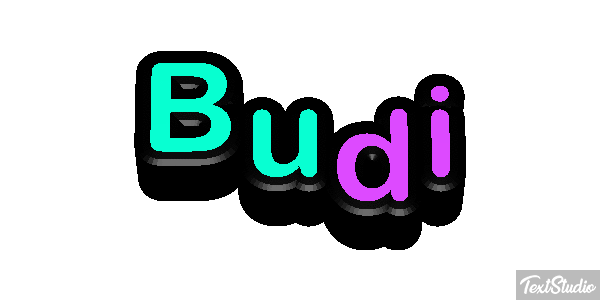 Budi テキスト効果