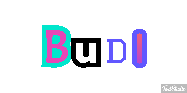 Budi テキスト効果
