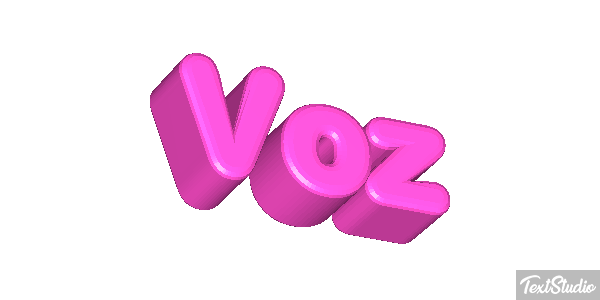 Voz Efecto de texto